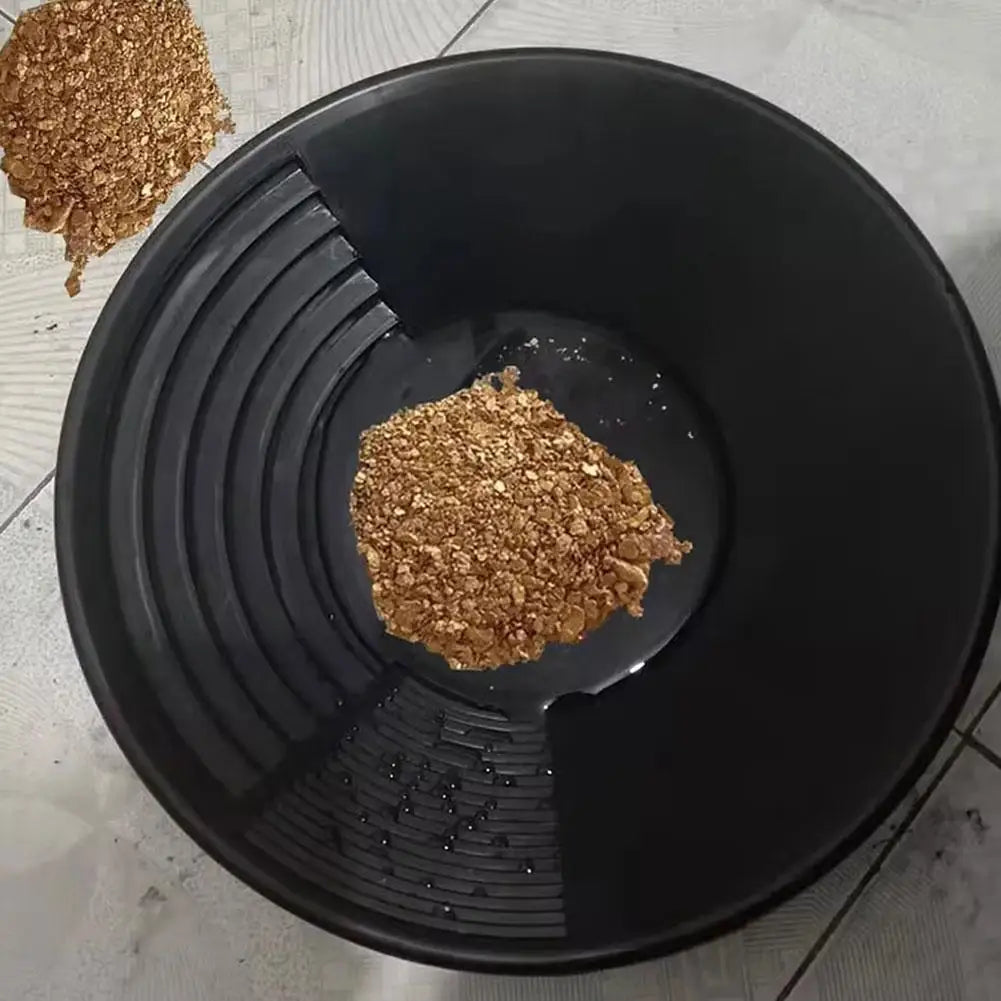 Thickened Plastic Gold Pan Basin Outdoor Mining Prospecting