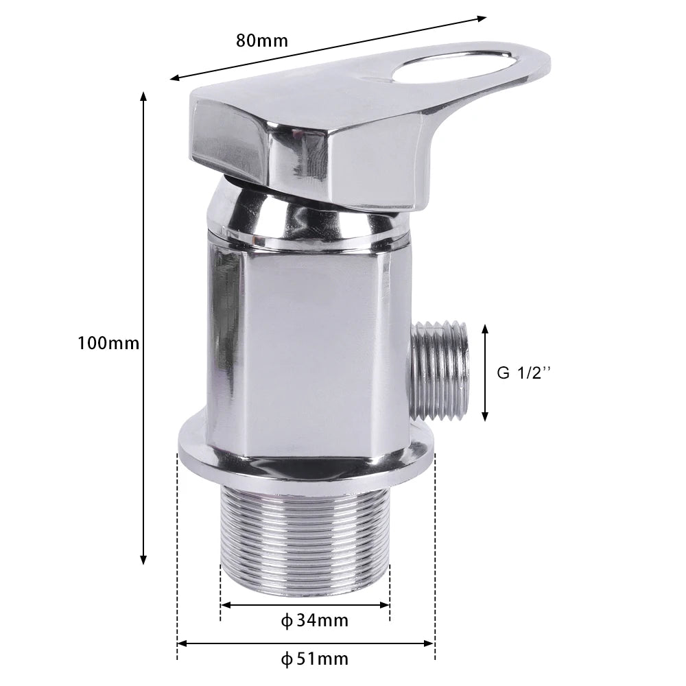 Stainless Steel Rv Shower Mixer Tap Outlet 1/2