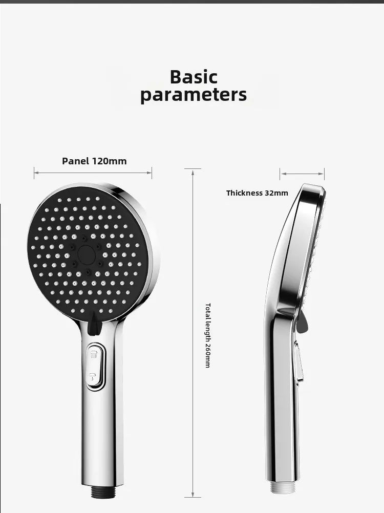 Boosting Showerhead Shower Super Strong Shower Faucet Bathroom