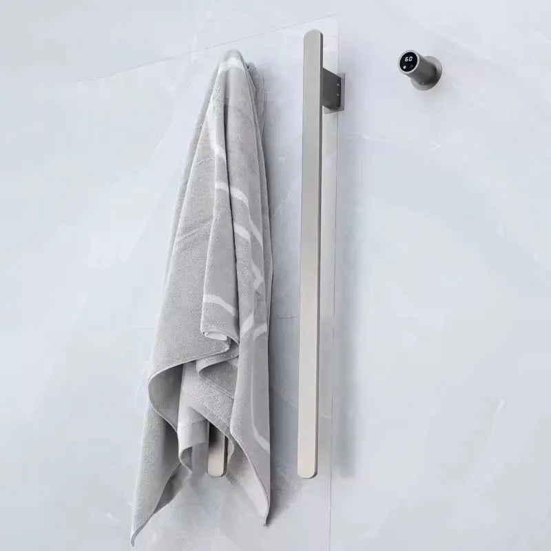 Bathroom Towel Warmer Hidden Wires Electric Heated Towel
