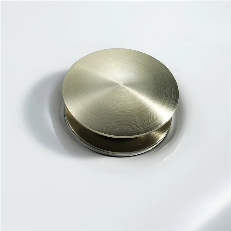 Drain Stoppe Gold Bathroom Basin Sink Pop-Up Drain