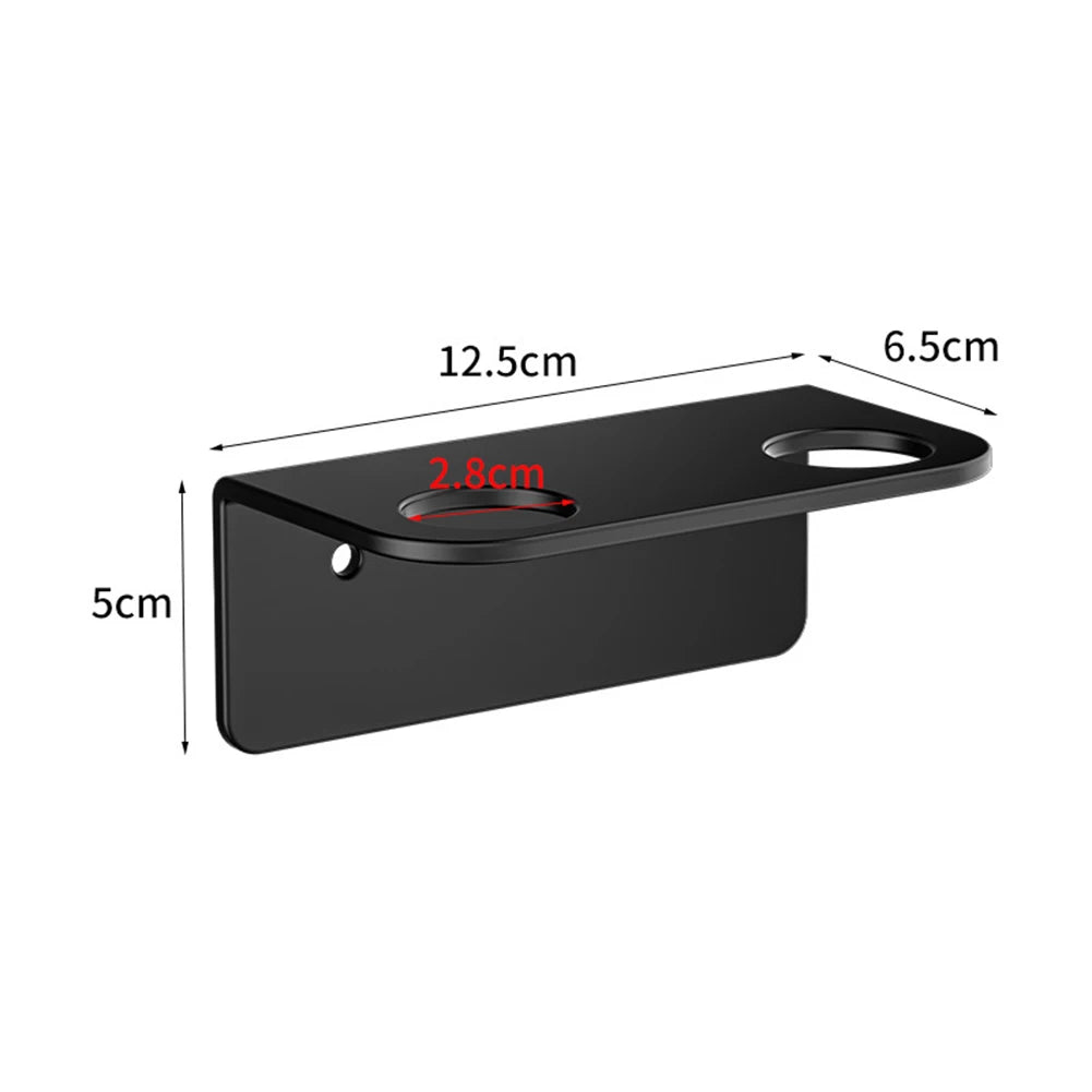 1pc Wall Mounted Stainless Steel Soap Dispenser Holder