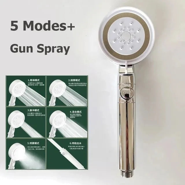 230mm Big Panel Showerhead Mode Supercharge Rainfall Shower