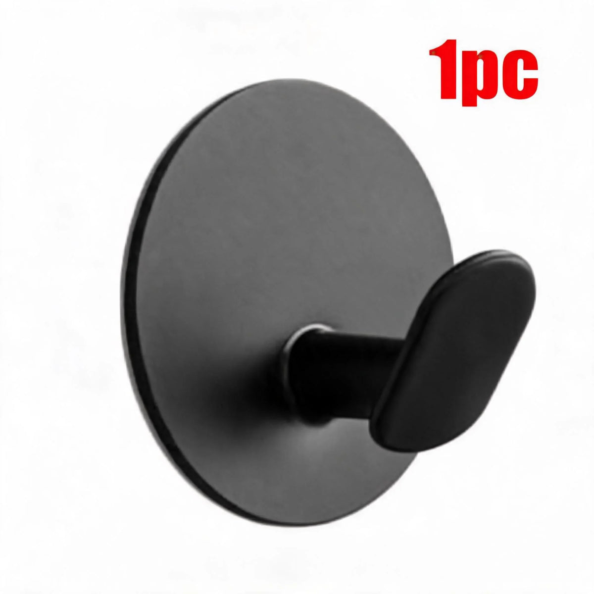 1/4pc Bathroom Stainless Steel Robe Hook Multi-Purpose Adhesive