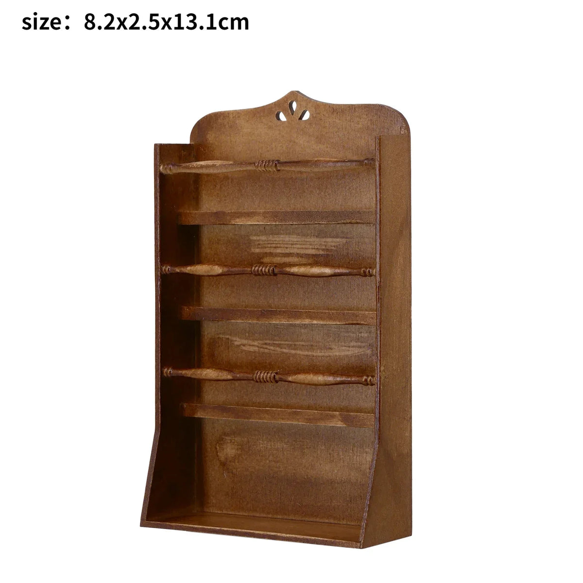 1/6 Scale Dollhouse Miniature Furniture Wooden Shelf Cabinet
