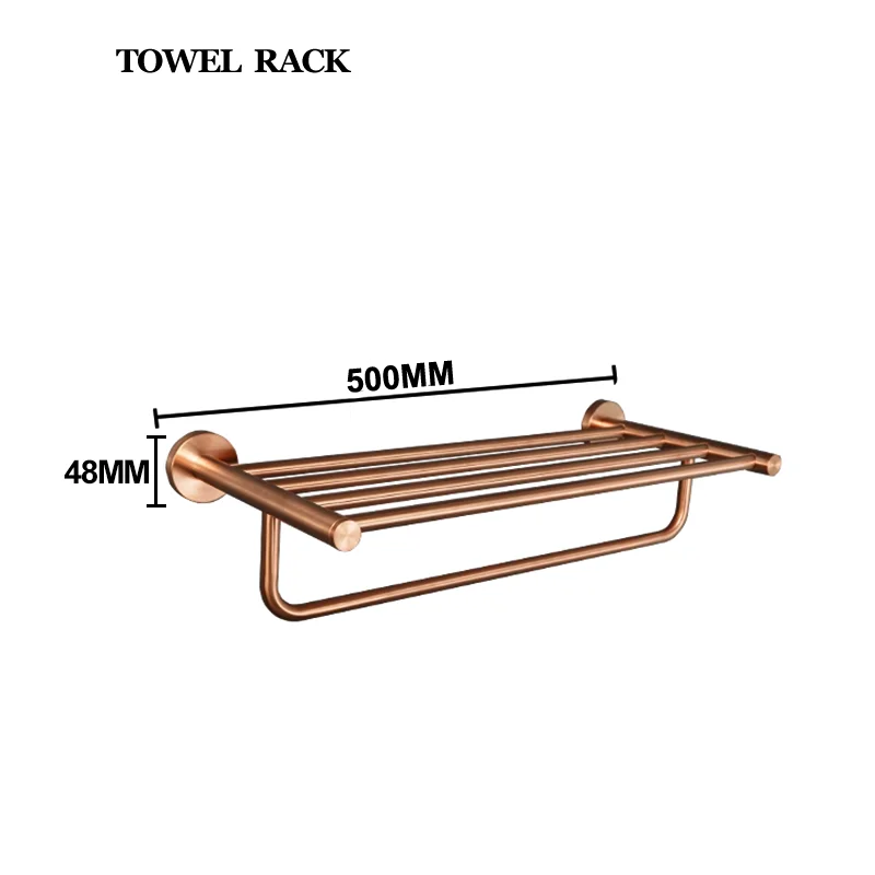 Brushed Rose Gold 304 Stainless Steel Bathroom Pendant