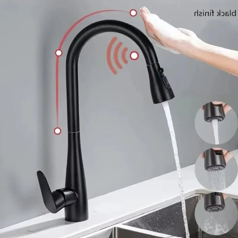 Gegve Smart Touch Faucets 304 Stainless Steel Removable