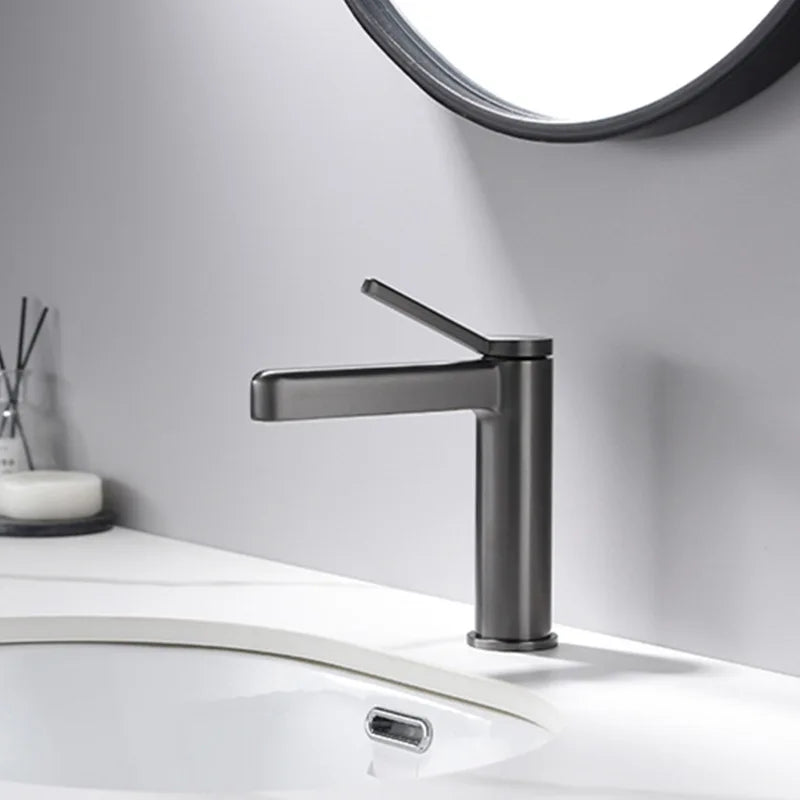 Arrival Gray Black Bathroom Basin Faucet Handle Hole