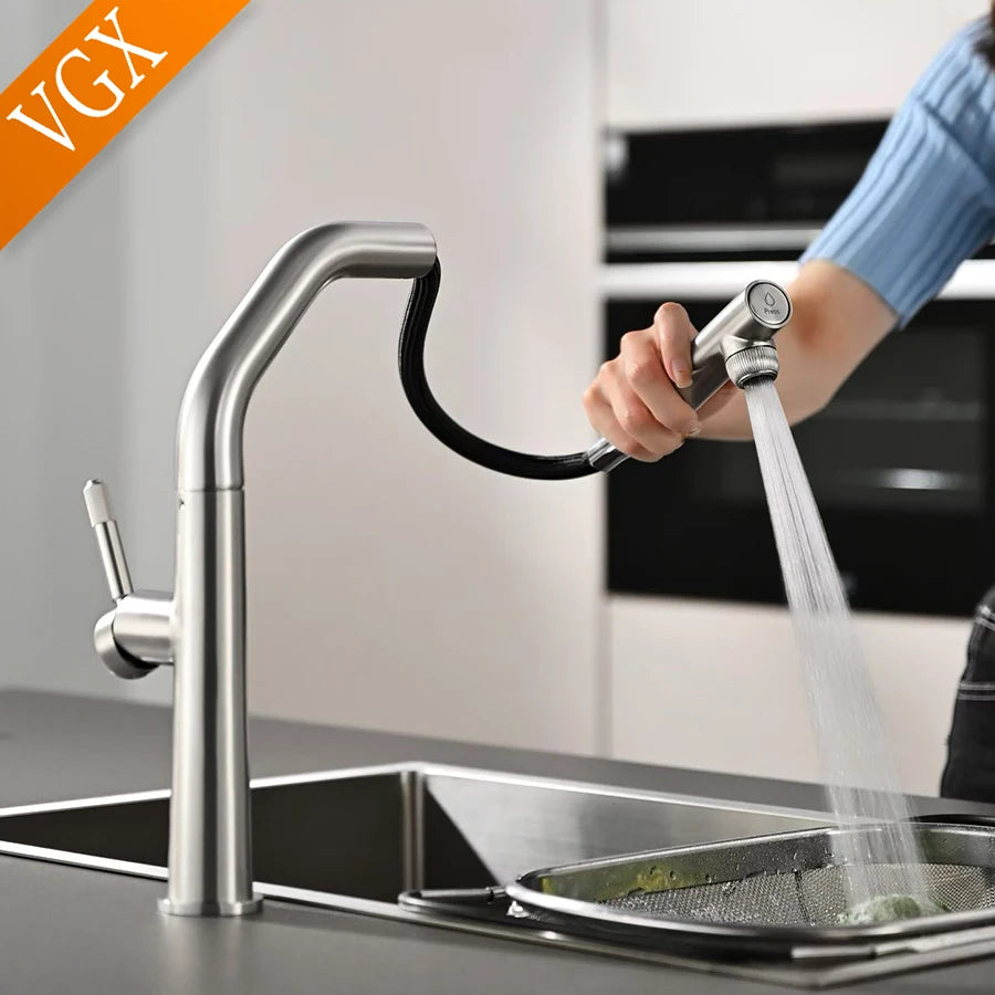 Vgx Gold Faucet Dual Spout Pure Drinking Water