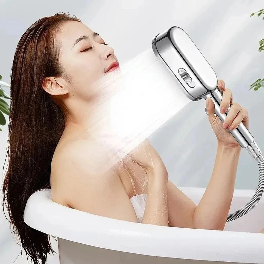 High Pressure Shower Head Modes Adjustable Spray Massage