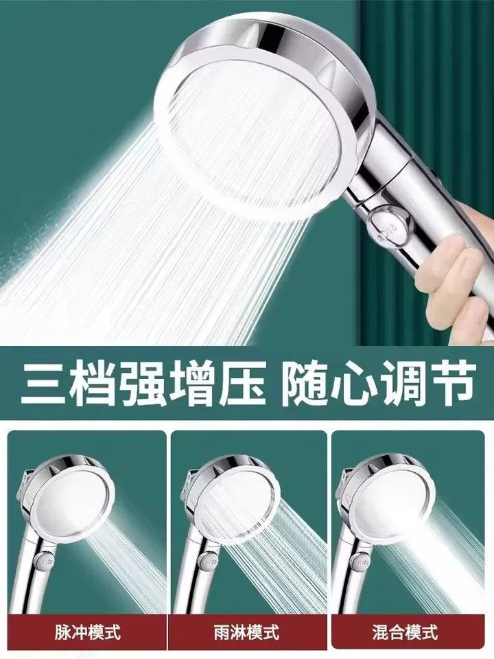 High Pressure Shower Head On/Off Pause Switch Modes