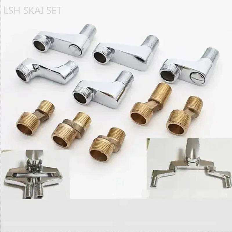 2pcs Solid Brass Wall Mounted Replacement Angle Valve