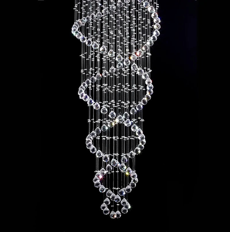 Crystal Led Hanging Lamp Modern Led Chandeliers Light
