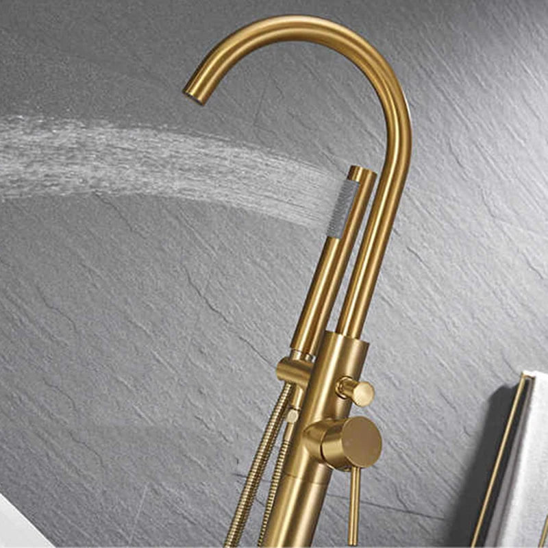 Zappo Standing Tub Shower Faucet Floor Mount Shower