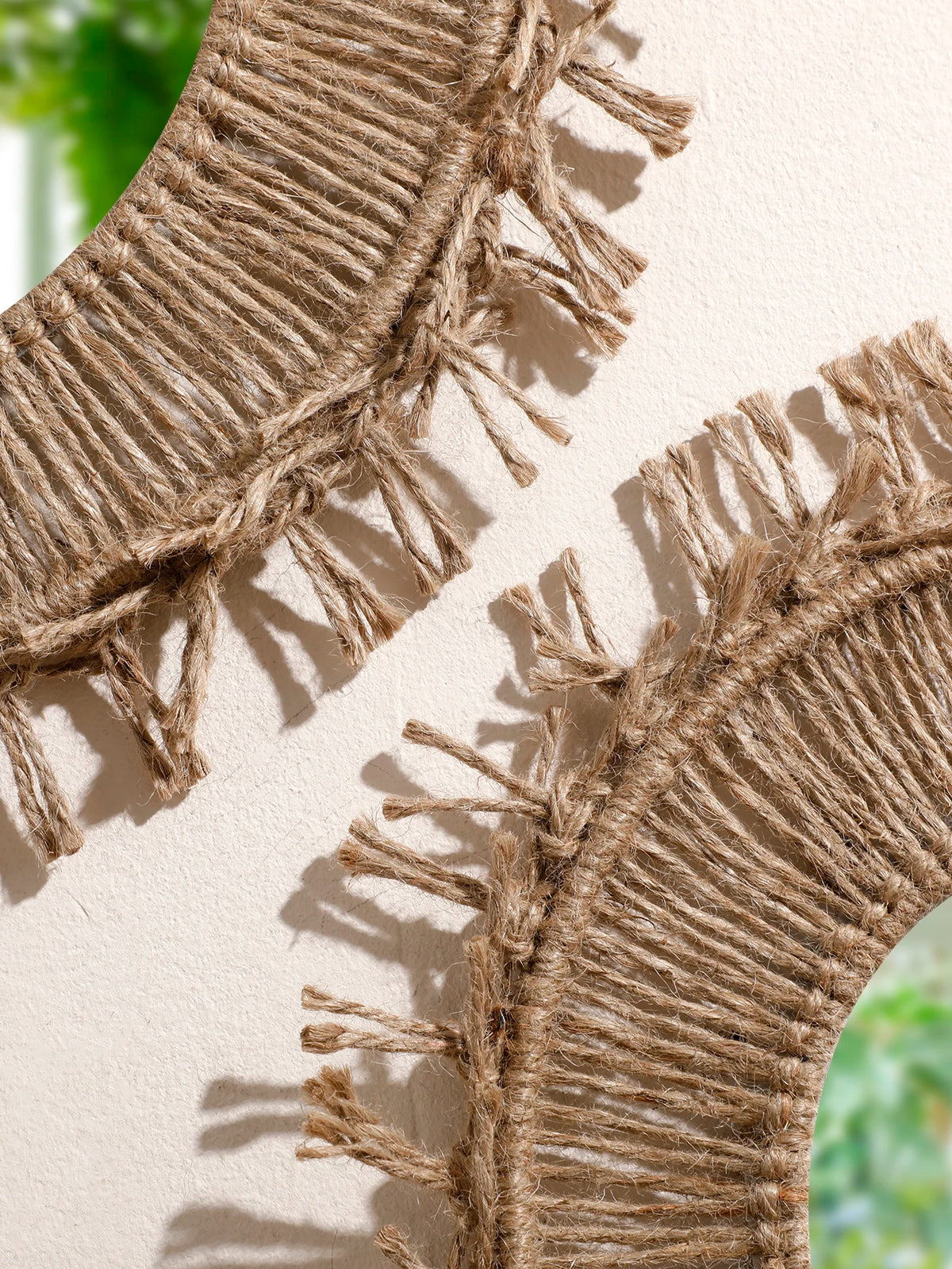 Boho Decorative Mirrors Macrame Round Mirror Aesthetic Room