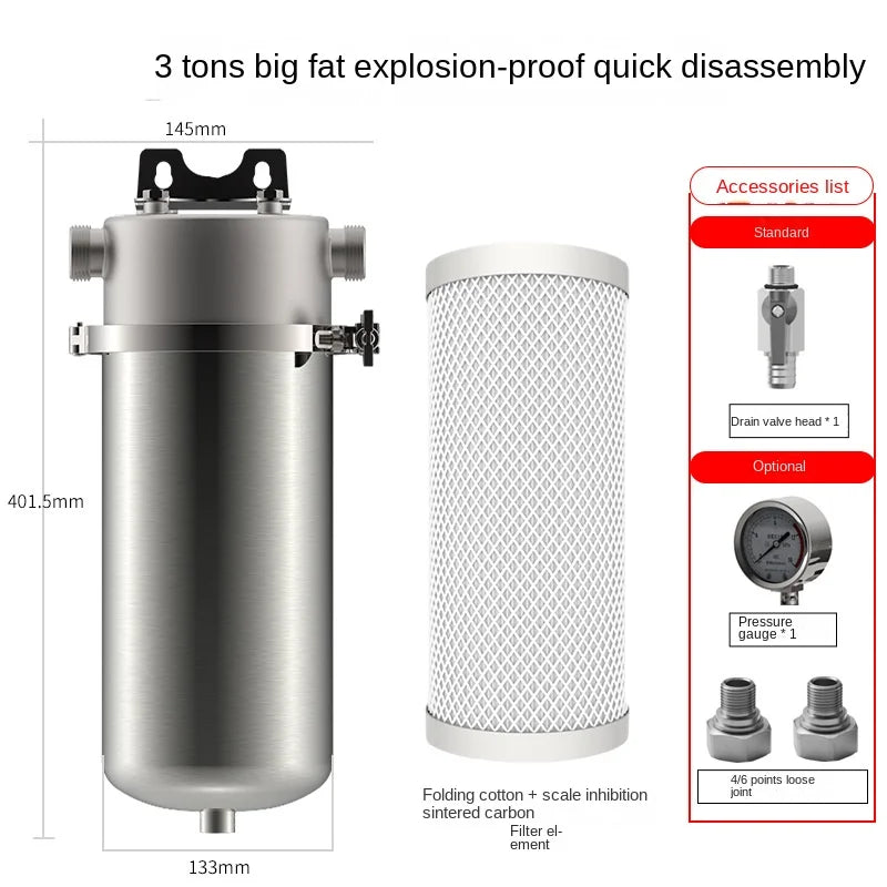 Explosion-Proof Commercial Tap Water Pre-Filter Water Purifier