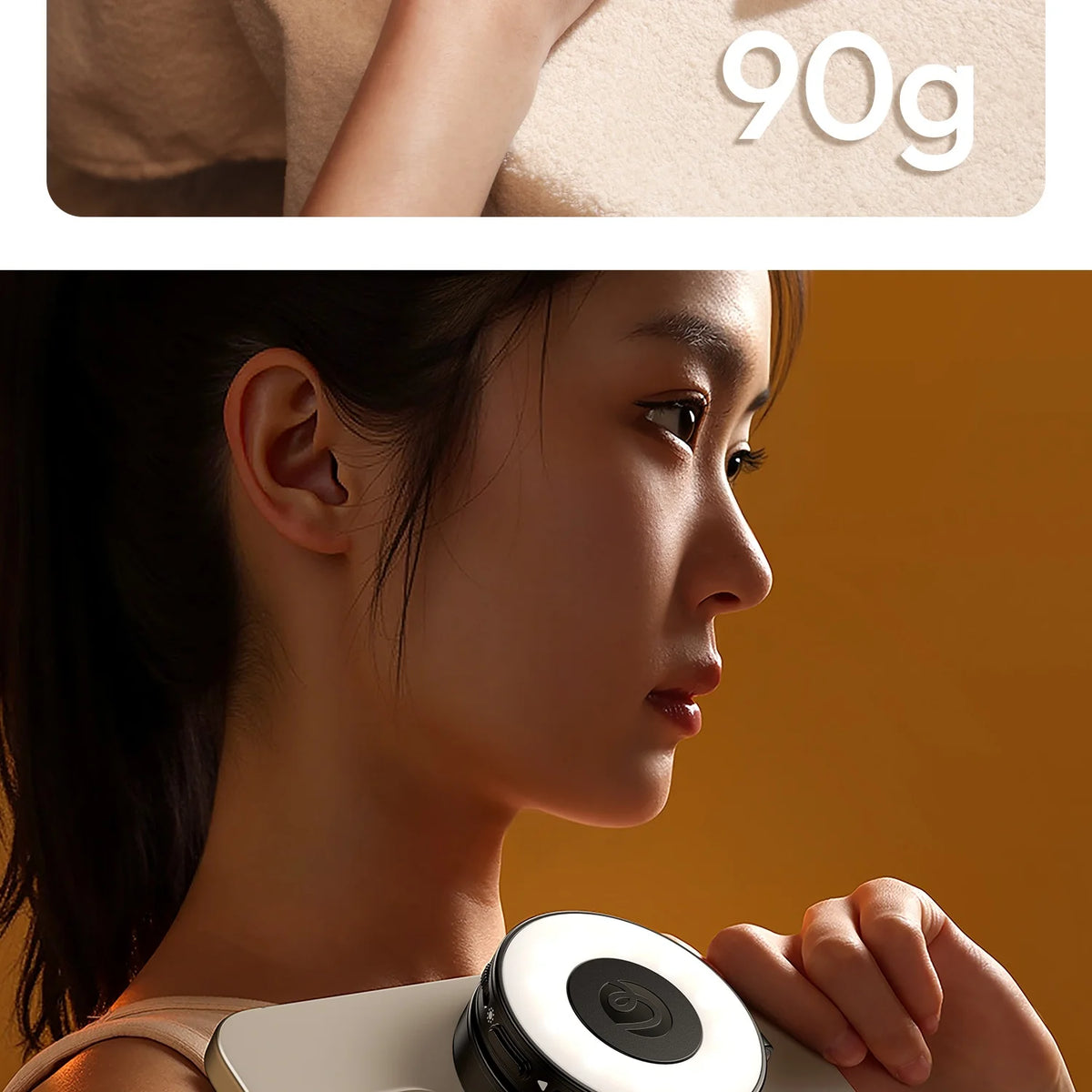Original Ulanzi Lm23 Magnetic Phone Selfie Light Built-In