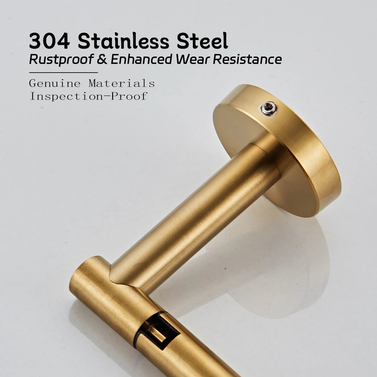 304 Stainless Steel Roll Paper Holder Rotatable Toilet