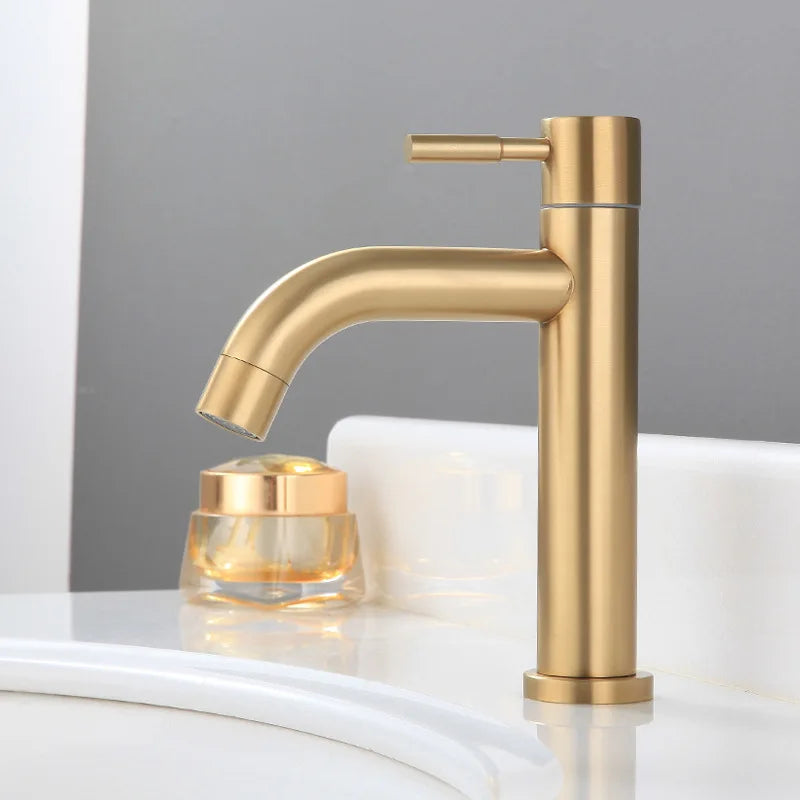 Bathroom Basin Faucet 1/2inch 304 Stainless Steel Cold