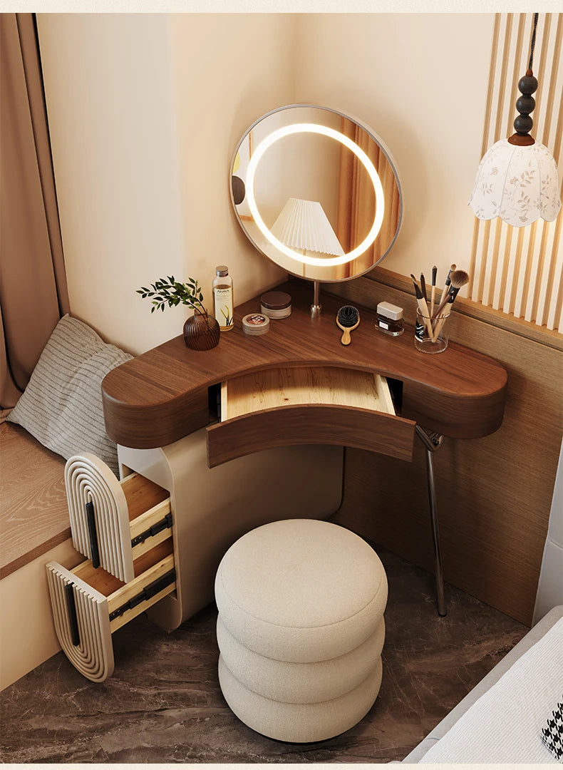 Vintage Unique Vanity Table Aesthetic Elegant Beauty Premium
