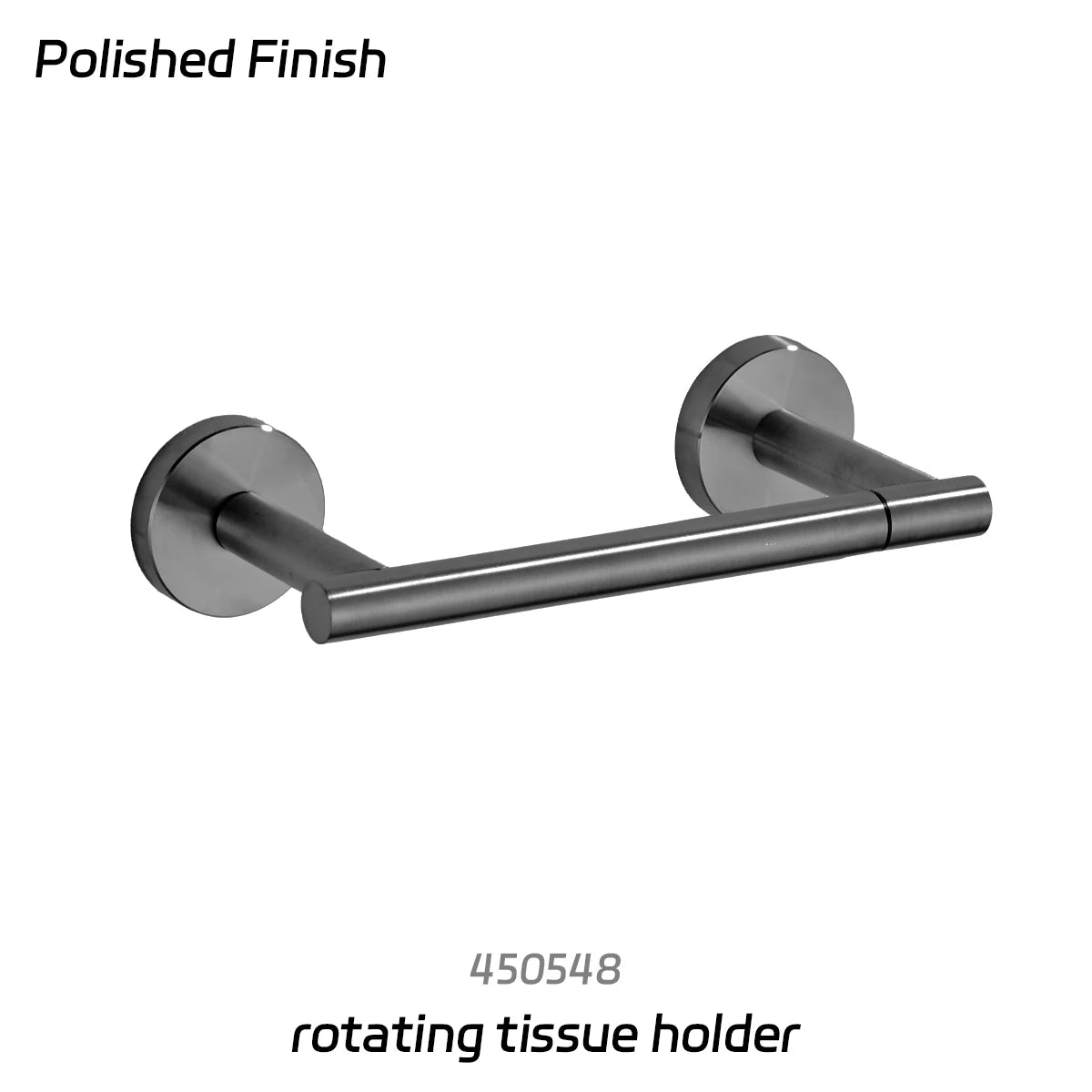 304 Stainless Steel Roll Paper Holder Rotatable Toilet