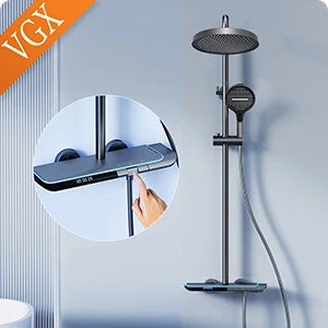 Vgx Gold Shower System Bathroom Shower Faucet 3-Way