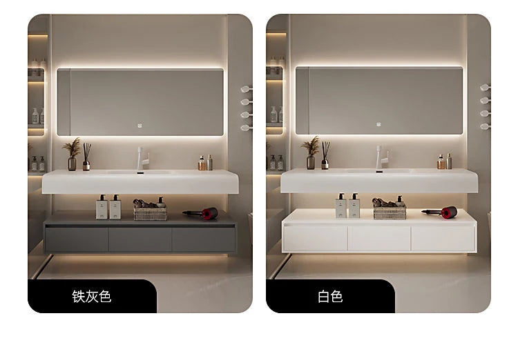 Bathroom Furniture Skin Sensor Bathroom Vanity Cabinet Sink