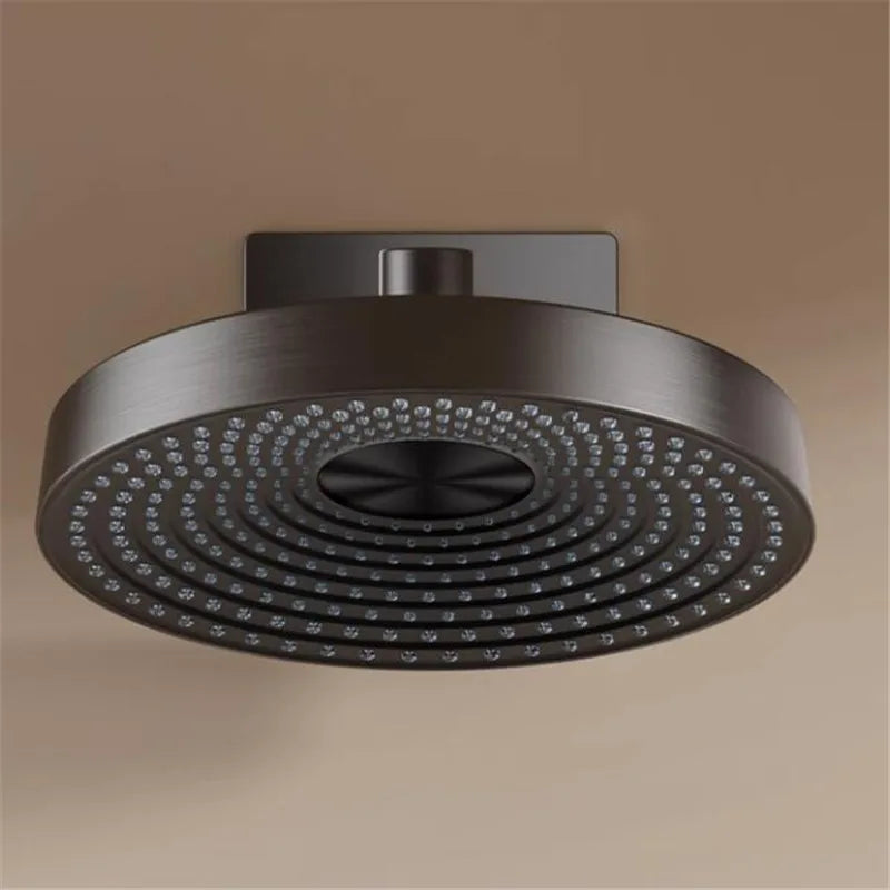 Brushed Gold Thermostatic Bathroom Shower Faucet In Wall