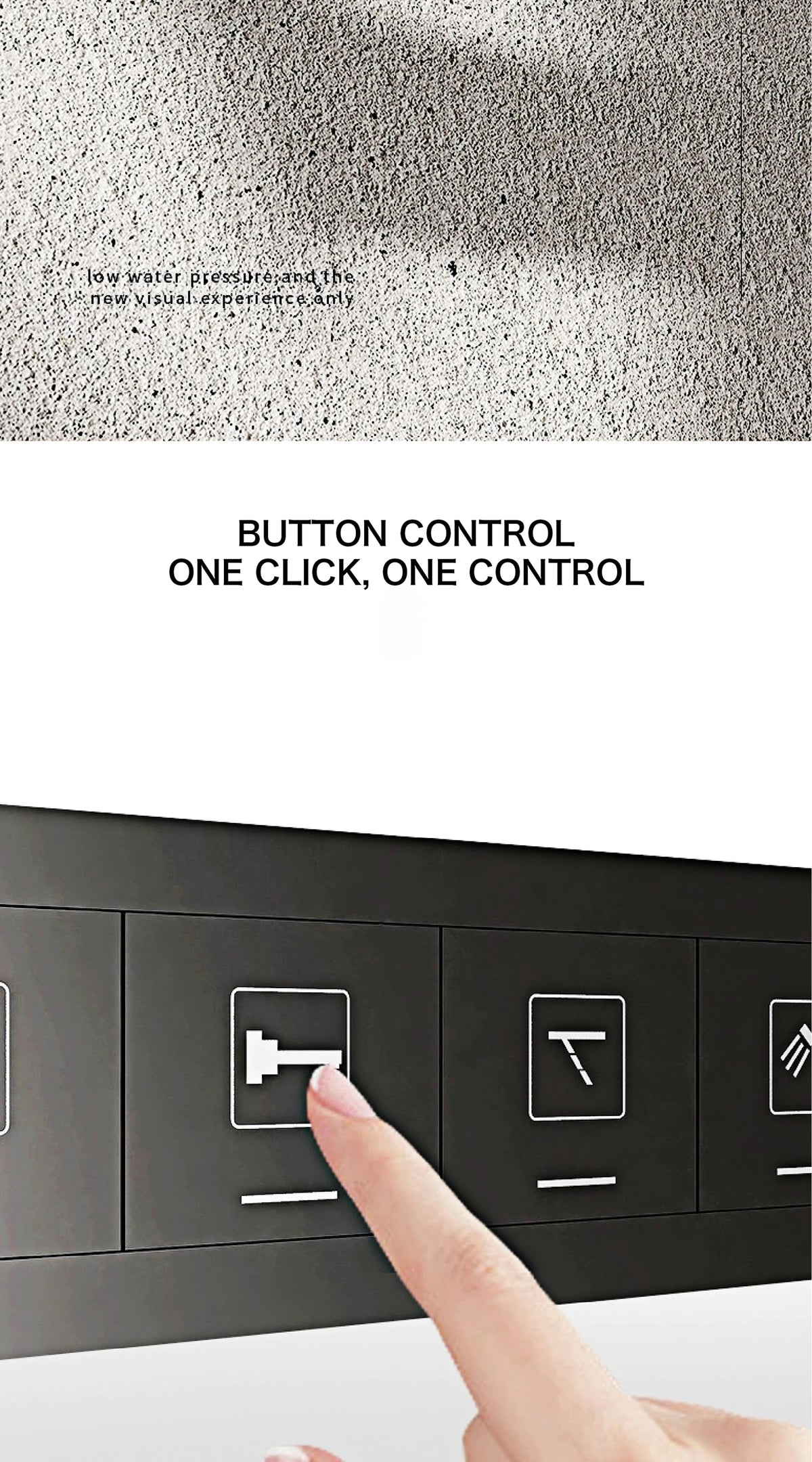 Gun Gray Brass Ceiling Constant Temperature Shower System