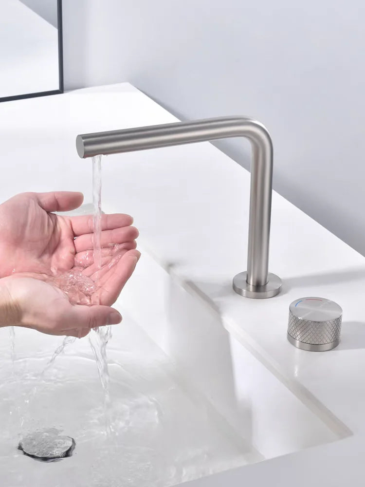 Basin Sink Faucet Deck Mounted Cold Water Mixer