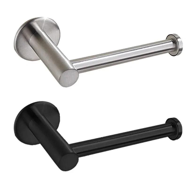 304 Stainless Steel Bathroom Matte Black Toilet Paper