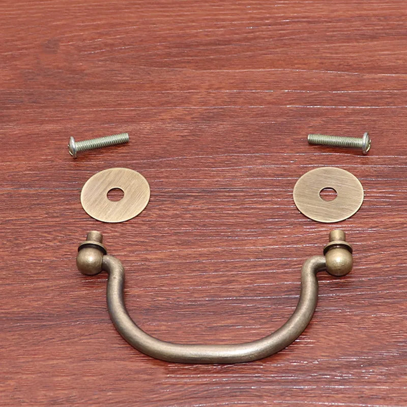 Xipeiyi Pure Copper Retro Medicine Cabinet Handle Brass