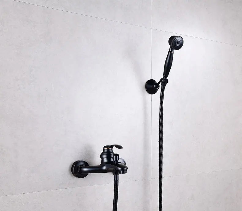 European Style Bathroom Shower Faucet Copper Brass Shower