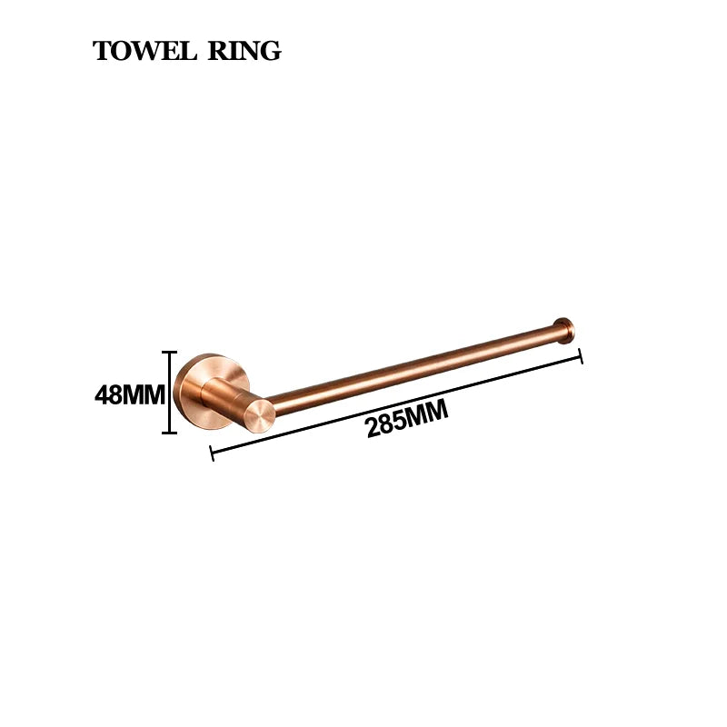 Brushed Rose Gold 304 Stainless Steel Bathroom Pendant