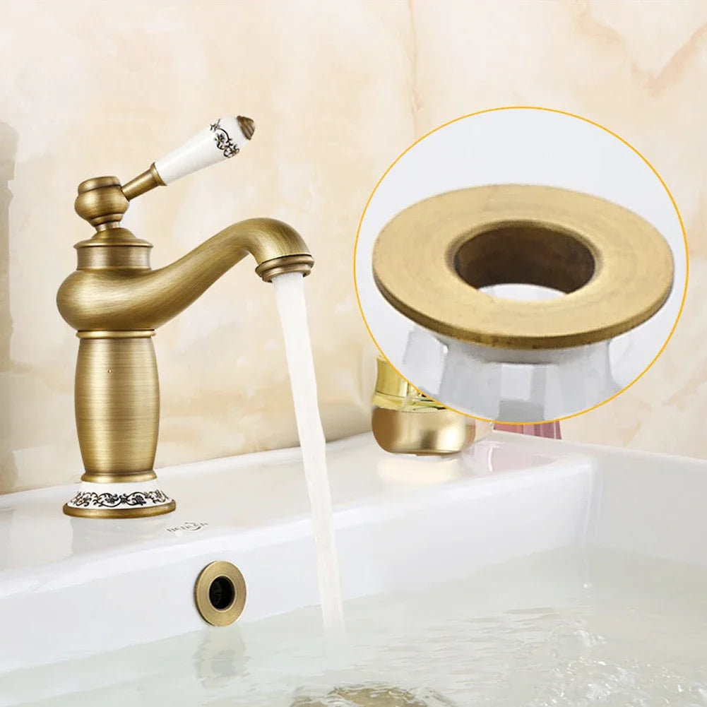 Overflow Cover Black Silver Gold Vintage Bronze Brass