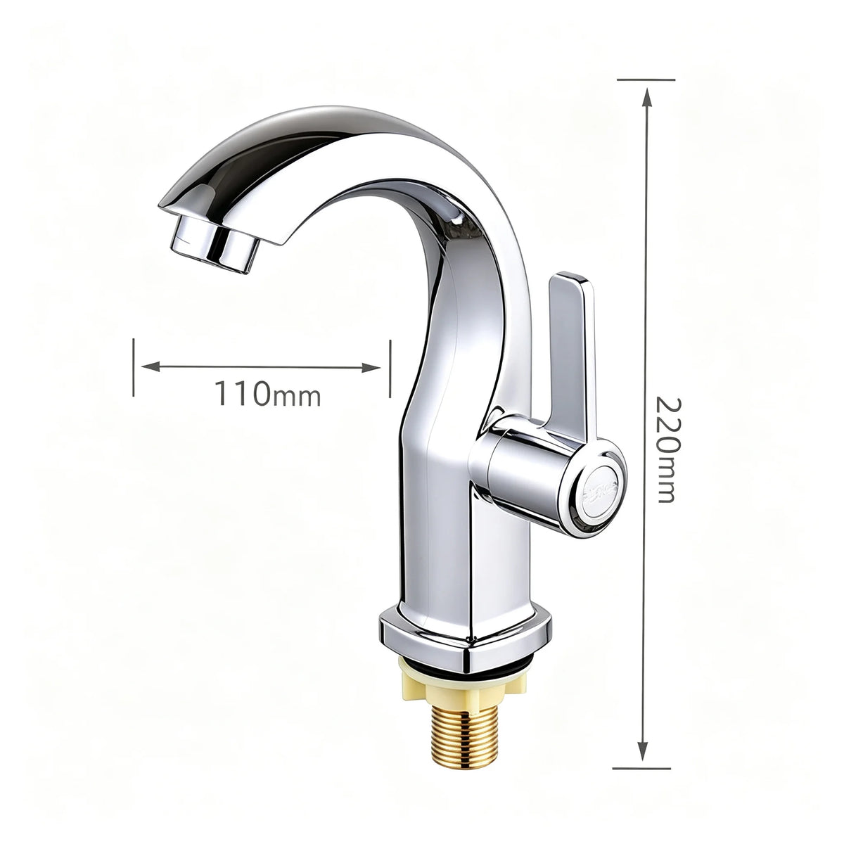 Bathroom Basin Faucet Purifier Lever Hole Tap Cold