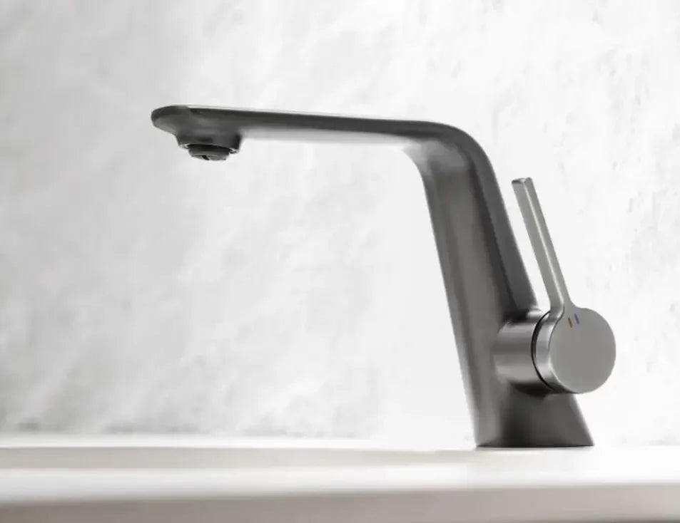 Brass White Or Brushed Gold Gray Modern Bathroom