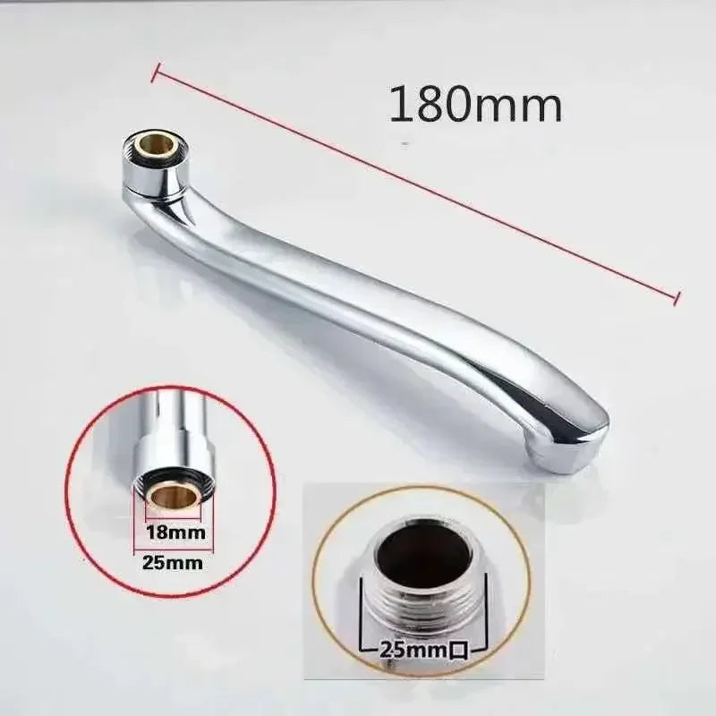 1pc Stainless Steel Sink Faucet Pipe Connection Saving