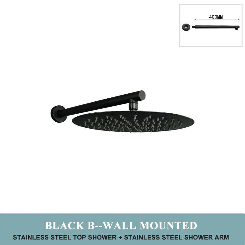 White Black Gold High Quality 8/10 Inch Stainless
