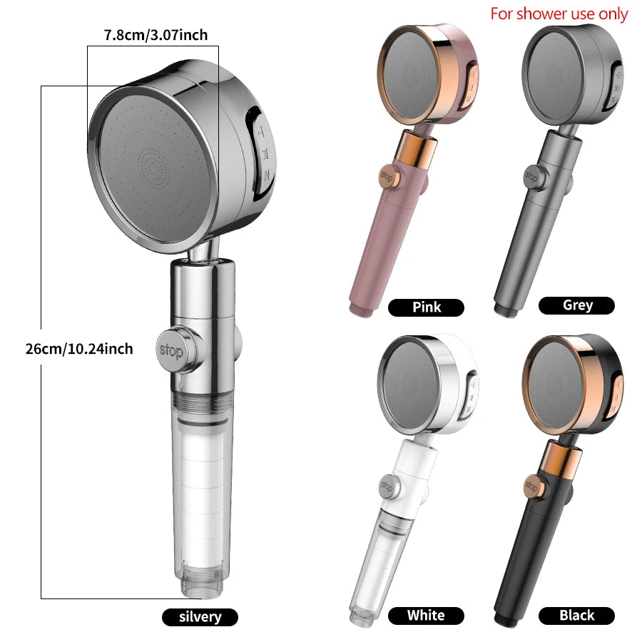 Yalandeng High-Pressure Filter Shower Head Three-Level