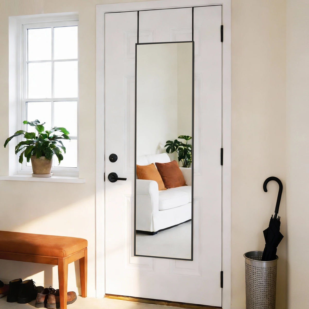 Mcq 47x14 Inches Full Length Mirror Door Hanging
