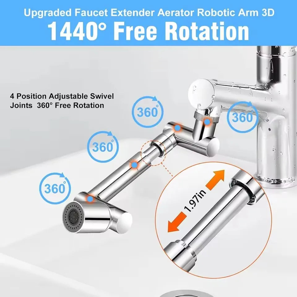Metal 1440 Retractable Universal Robotic Arm Swivel Extension