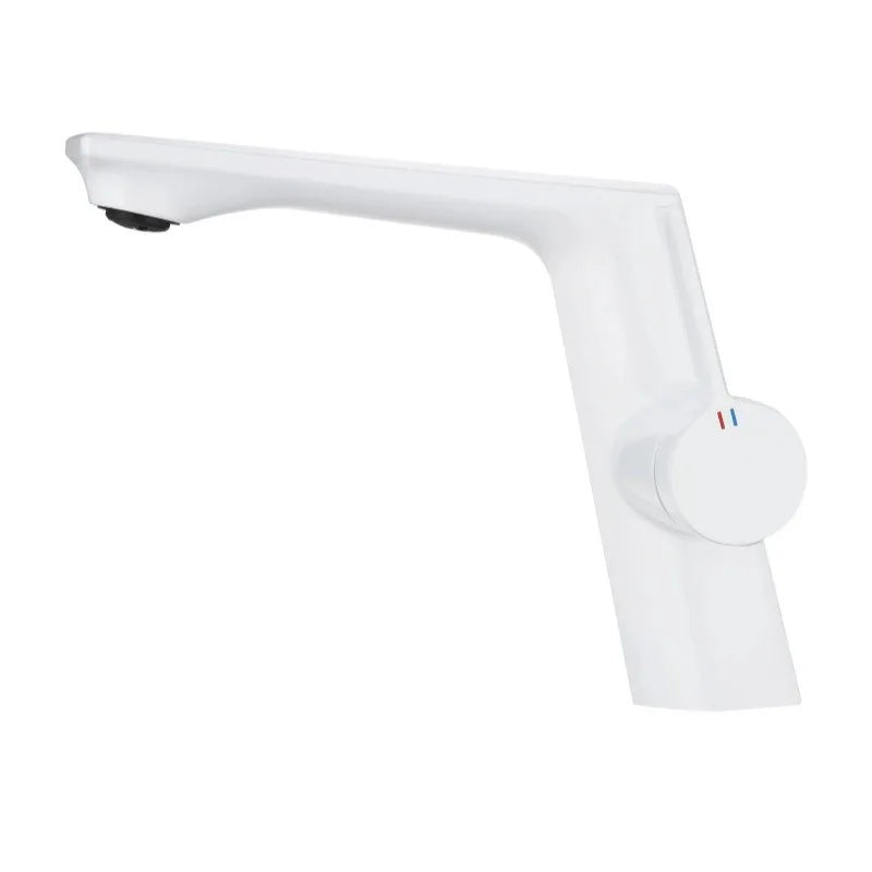Modern Bathroom Sink Faucet Brass White Or Brushed