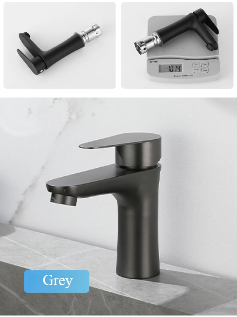 Elyn 304 Stainless Steel Bathroom Faucets Deck Mounted