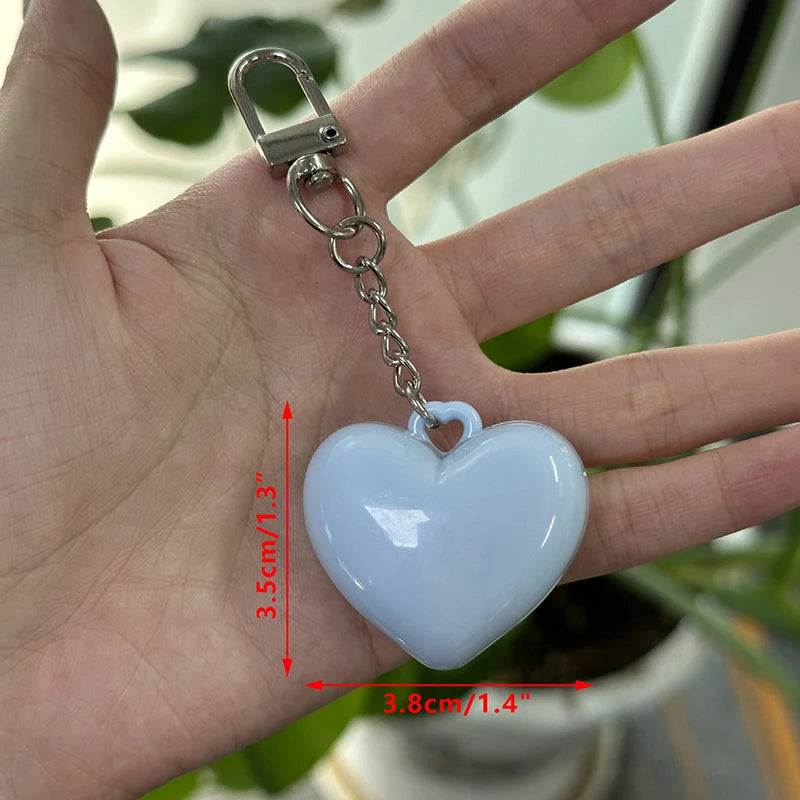 Mini Diy Plastic Box Keychain Mirror Storage In