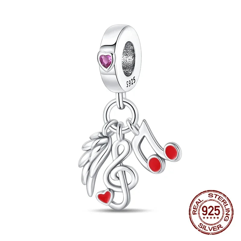 925 Sterling Silver Red Medicine Cabinet Pendant Charms