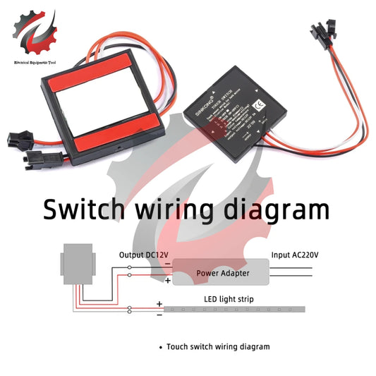 Dc 5-12v Bathroom Mirror Switch Led Inductive Dimming