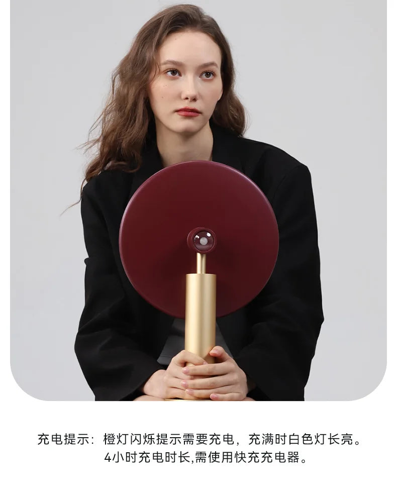 Muid Metal Mirror Desktop Led Smart Vanity Mirror