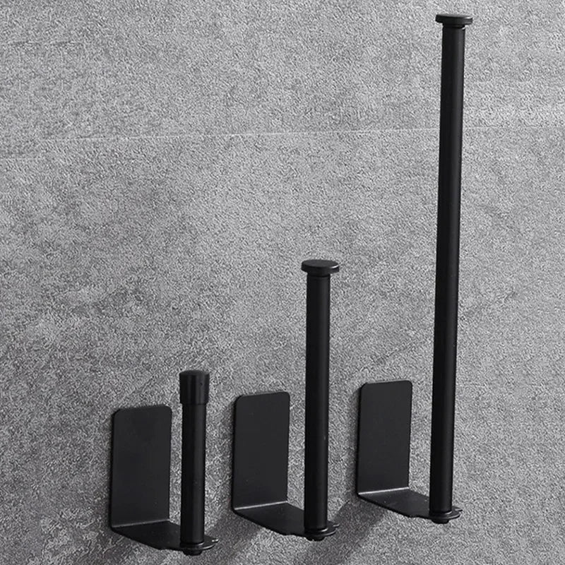 Adhesive Toilet Paper Holder Wall Mount Bathroom Silver