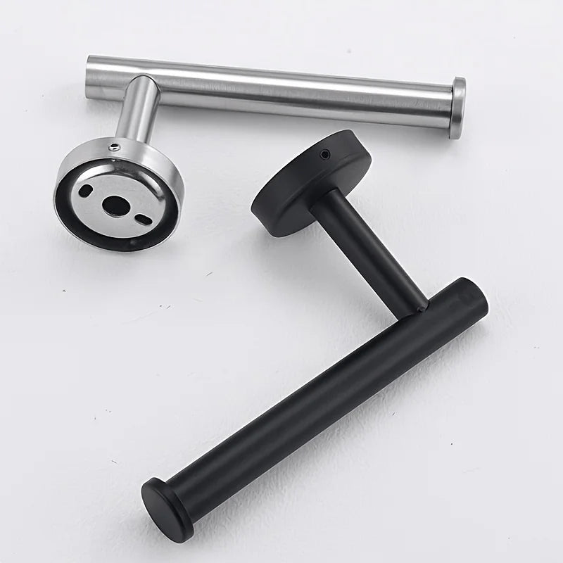 Stainless Steel Toilet Paper Holder Wall-Mounted Bathroom Roll